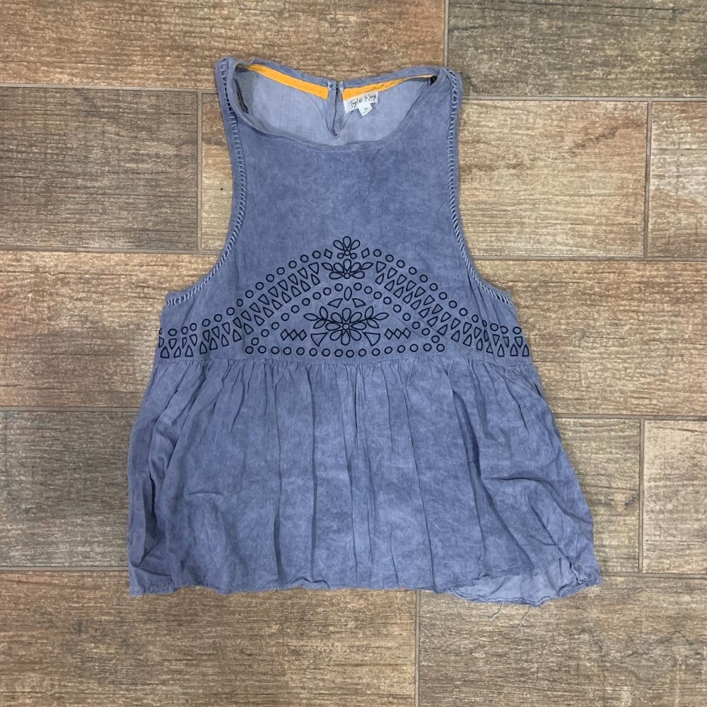 Blue Tank Top, Size M